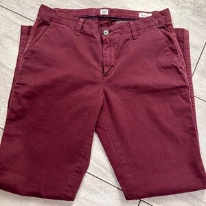 Gap for Good girlfriend chino size 2 burgundy color